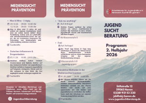 Halbjahresprogramm 2. Halbjahr 2026